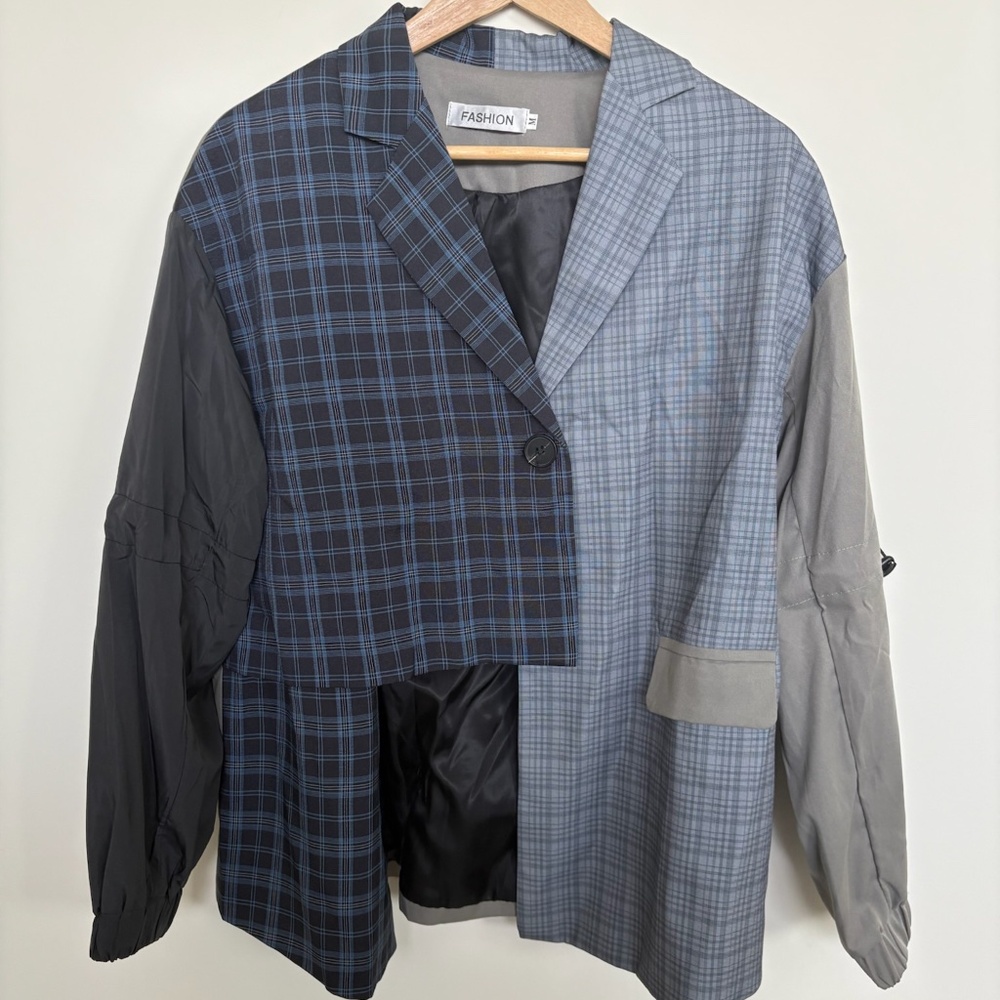 Patchwork Colorblock Blazer